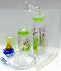 KIT completo tiralatte con vasi, tettarella e filtro